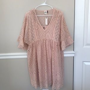 Anthropologie Brooke eyelet swing dress